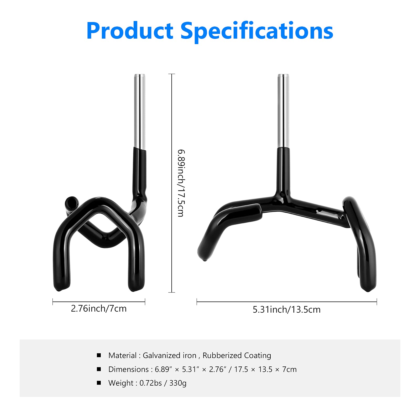 NEEWER Metal Microphone Boom Support Holder for C-Stands and Mic Stands, Black